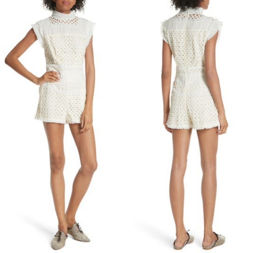 NWT Free People Victoria Lace Romper